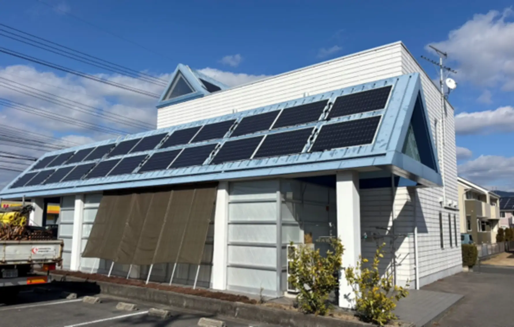 金属屋根の施工写真
