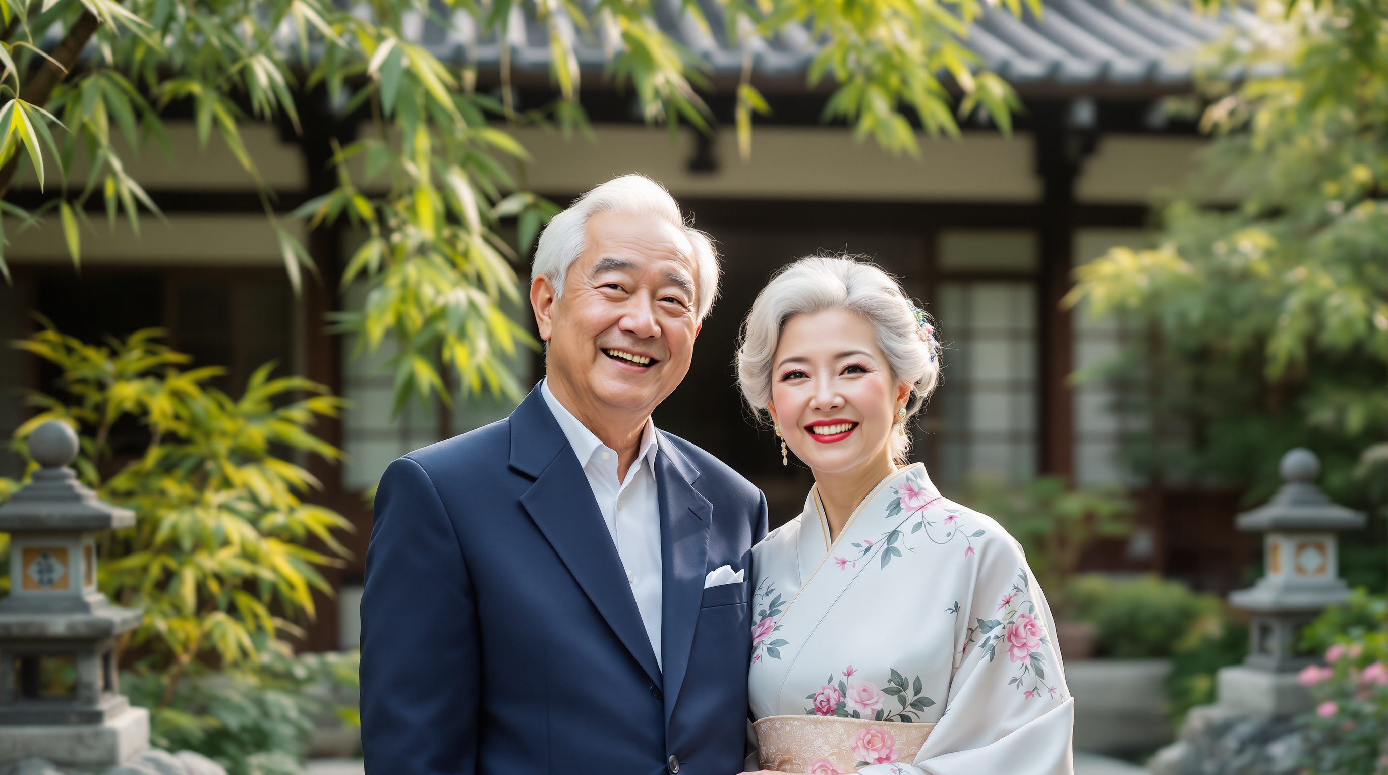 62歳 × 59歳の成婚事例 - シニアカップルの幸せな写真
